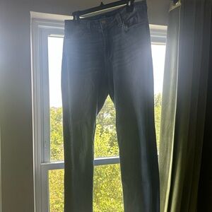 Earl charcoal gray/black Jeans w light fray on bottom - 10